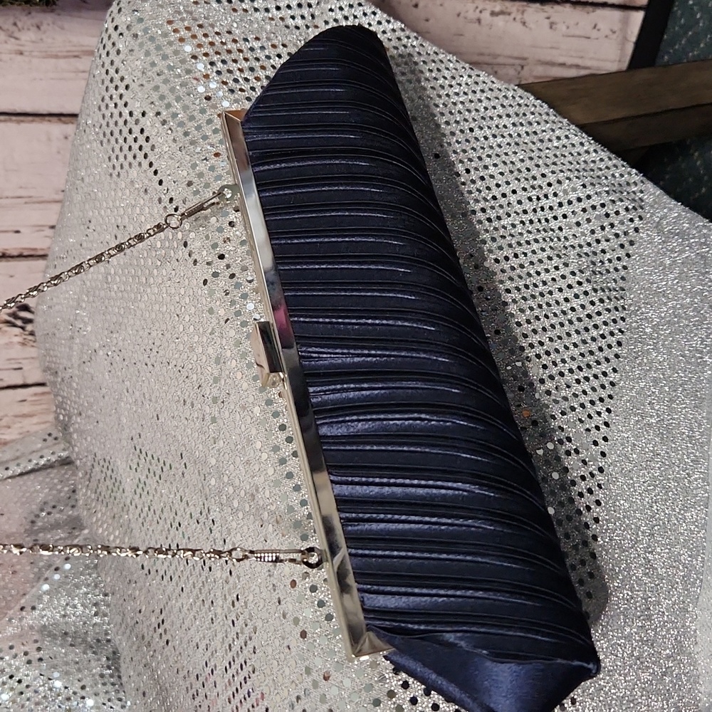 Navy Handbag Cylinder Style